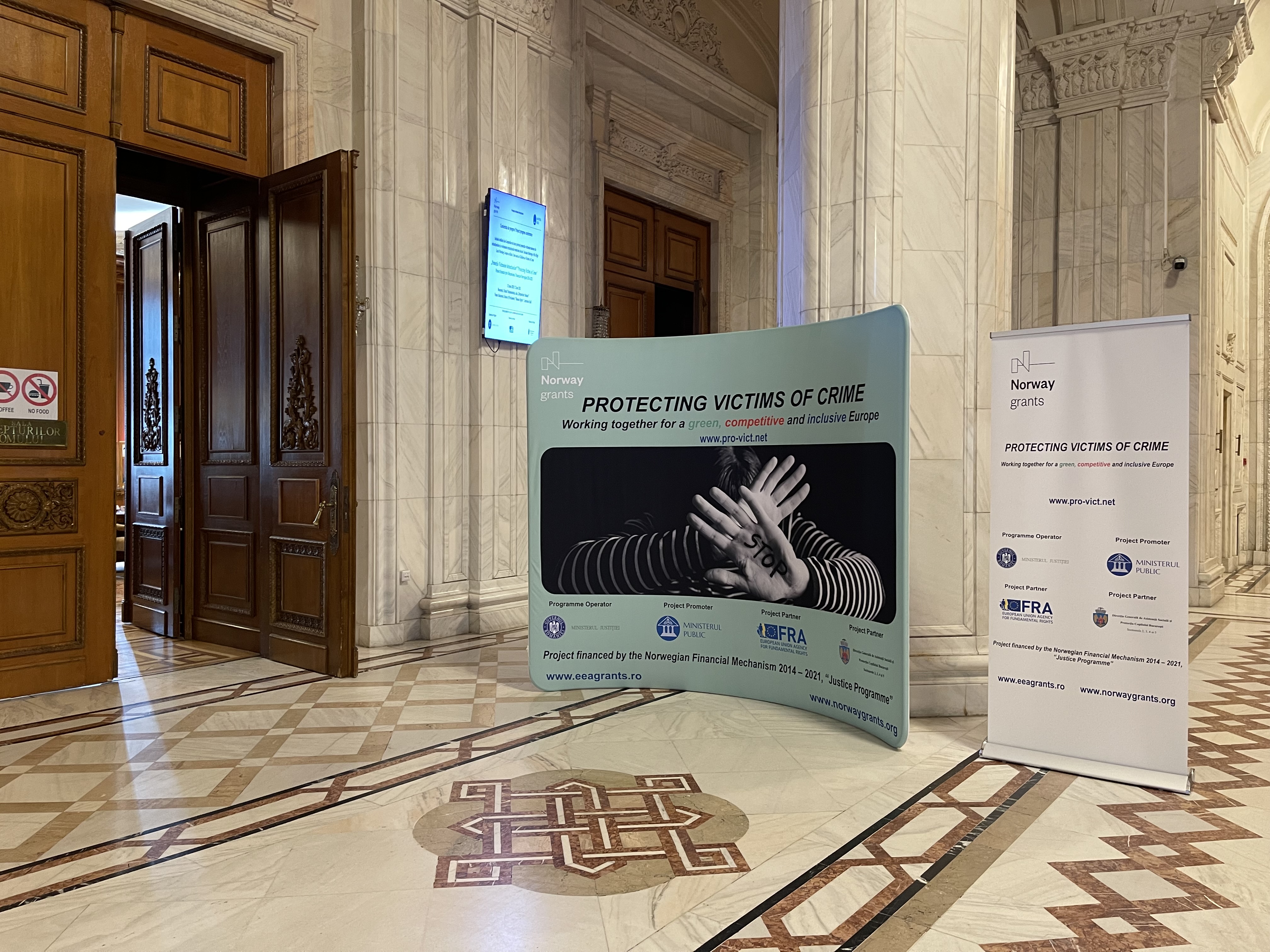 Conferința de progres a proiectului Protecția victimelor infracțiunilor (12 iunie 2023, Sala Drepturilor Omului - Palatul Parlamentului, București)