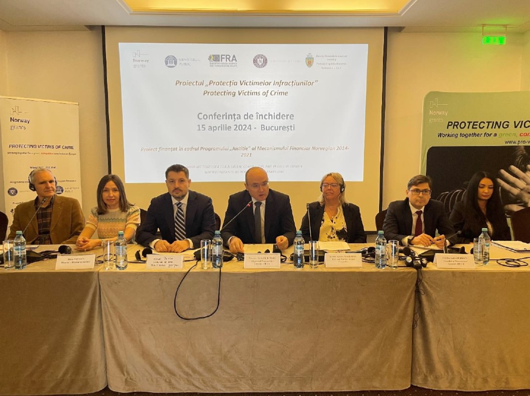 Conferința finală a proiectului "Protecția victimelor infracțiunilor"